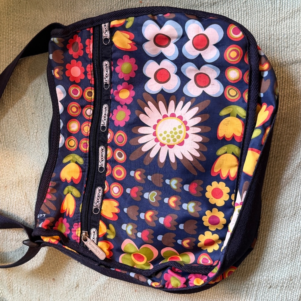 Lesportsac Hobo crossbody bag retro hip floral